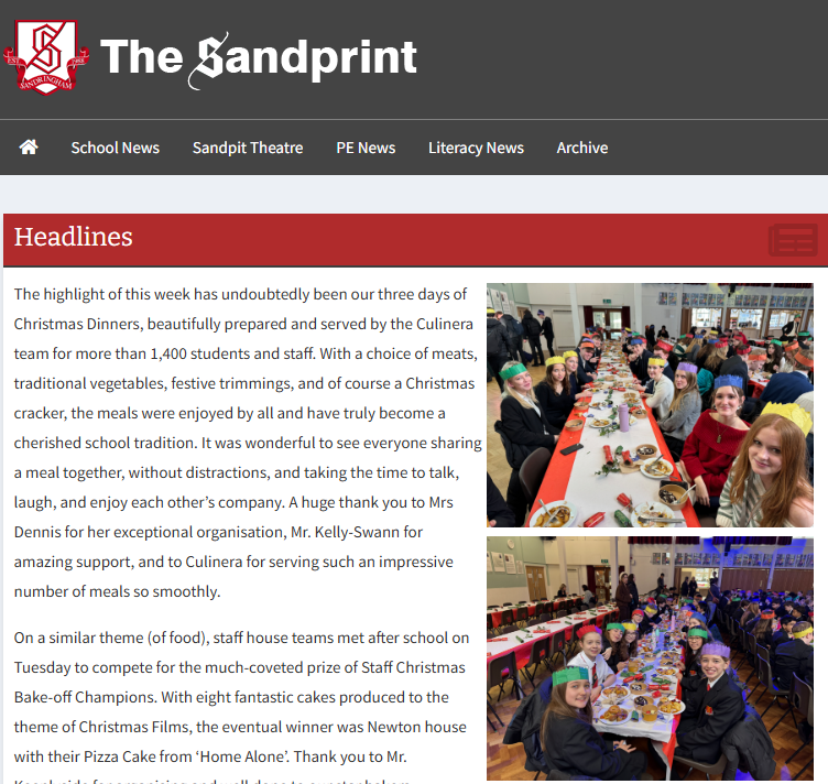Sandprint 12th December 2025